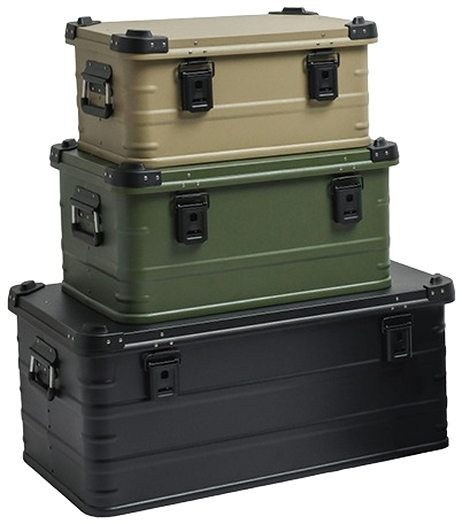 aluminum tool case stack