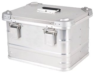 silver hard aluminum case