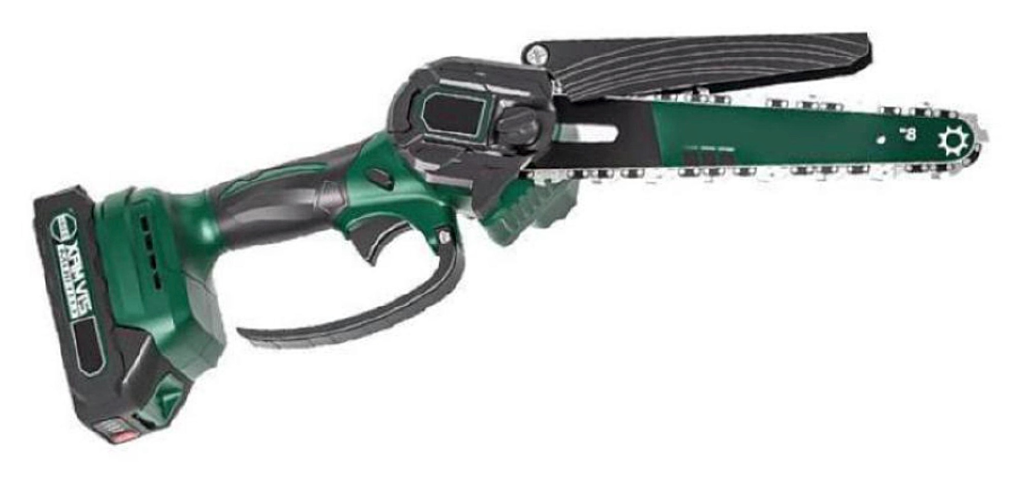 H9T-CS-J06B one-hand mini chainsaw, 6 in bar